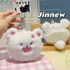 Venda quente desenho animado fofo animal de estimação de pelúcia com cabelo frito pingente de boneca rede popular acessórios para pendurar na bolsa gatinho com cabelo frito presente atacado