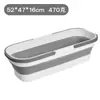 Cubo de Fregona de Silicona Cubo Plegable para el Hogar Cubo de Agua para Exteriores Cubo para Lavado de Autos Cubo de Fregona Rectangular Cubo de Agua Plegable para Exteriores
