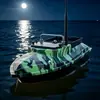 Barco cebador inteligente de camuflaje transfronterizo de alta velocidad para pesca en exteriores, barco cebador eléctrico controlado por control remoto, venta al por mayor de comercio exterior