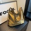 Bolso de mano ligero, bolso de lona, mochila de verano 2024, bolso bandolera holgado de gran capacidad para mujer.