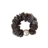 Scrunchie de rede floral com miçangas estilo coreano para mulheres, novo modelo 2026, elegante e versátil, acessório popular online para rabo de cavalo