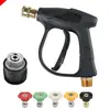 Amazon Karcher Série K Pistola de Água para Limpeza 1/4 Pistola de Água para Lavagem de Carros Conexão Rápida M22 Pistola Curta de Alta Pressão Doméstica