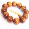 Pulsera de cuentas de Seda Dorada sauce marino 2.0 ámbar sintético coral negro cuentas redondas para hombre alta densidad alto aceite pulsera de sauce marino