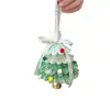 Decoração de Natal Produto Acabado DIY Bastão Torcido Enfeite de Pendurar Árvore de Natal Kit de Materiais Kit para Fazer Enfeite de Pendurar para Barraca de Rua Presentes