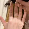 Caperucita Roja Explosiones Super Industria Pesada Anillo Pequeño de Serpiente Dorada 2024 Nuevo Estilo Retro de Corte Anillo Dorado