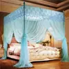 Mosquiteiro para Uso Doméstico, Cama de Casal 1,8m, Estilo Princesa, Estilo Palácio, De Chão, Quarto Tradicional, Três Portas, Estrutura Reforçada 1,5m