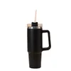 Copo de Carro com Alça 40oz Transfronteiriço Grande Capacidade Aço Inoxidável 304 Montado no Carro Copo de Gelo para Manter Frio com Canudo Copo de Água Térmico