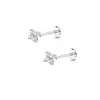 Conjunto de 9 Peças de Haste de Inserção de Aço Inoxidável Brinco de Lábio 6/7/8mm Haste Brinco de Zircônia Piercing de Língua Joias em Estoque