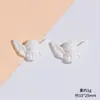 Ángel Barroco Blanco Mate Hecho a Mano DIY Parche de Nevera Llavero Material Resina Pequeños Accesorios
