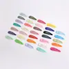 Presilhas de Cabelo Coloridas em Formato de Gota Estilo Coreano Cor Misturada Metal Tendência Coloridas Acessórios de Cabelo para Crianças Grampos de Cabelo Presilhas Laterais Presilhas BB