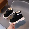 Otoño/Invierno 2026 Zapatos de Algodón para Niños Botas tipo Martin con Forro de Algodón para Niños Botas Individuales Retro para Niñas Botas de Nieve para Niños Dropshipping