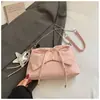 Bolsa Feminina Tendência de Grande Capacidade 2026 Primavera Nova Moda Bolsa de Ombro Bolsa Transversal de Alto Valor com Laço