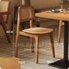 Mesa y silla de restaurante de cocina japonesa Mesa y silla de tienda de comida ligera coreana color tronco Mesa cuadrada de tienda de té de leche Silla de comedor comercial de cafetería