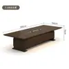 Mesa de Conferencias Grande de Lujo y Gama Alta, Mesa Larga para Salas de Reuniones, Mesa Larga de Recepción para Negociaciones, Juego de Mesa y Sillas para Recepción