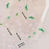 Adesivos de Unha Flor de Lótus Estilo Chinês Original 5D Alto Relevo Estéreo Lótus Fresco Adesivos para Nail Art DIY Joias Estilo Aa