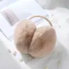 Orejeras de Invierno para Mujer, Lindas y Dulces, Cubiertas Cálidas para Orejas de Felpa, Diseño de Orejas de Conejo con Pompones Grandes