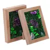 Adornos Personalizados de Marco de Fotos con Piedras de Cristal Naturales Grava de Amatista Ágata Doce Constelaciones Marco de Fotos Manualidades de Cristal
