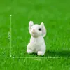 Figura de conejo de Pascua miniatura transfronteriza, perfecta para paisajismo de jardines, decoraciones DIY, adornos colgantes y piezas decorativas pequeñas
