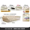 Sofá de Lirio Especial Tongyu Diseño Estilo Francés Crema Sala de Estar Apartamento Pequeño Puff Nube Pétalo Sofá de Cuero Genuino