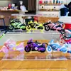 Chaveiro criativo e legal Sanrio para moto, chaveiro de carro coolomi, pingente para mochila, casal de motociclistas de desenho animado, pequeno presente