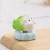 Adorno de Calabaza de Cristal Cerámico, Lindo y Delicado, Estilo Fresco, Mascota de Té, Accesorio para Ceremonia del Té, Regalo de Gama Alta, Joyería al por Mayor