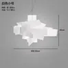 Lámpara de araña LED moderna de diseño Foscarini BigBang italiana apilada para restaurante, sala de exposiciones, sala de estar y estudio