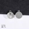 Accesorios Yiwu joyería diy estilo antiguo chino multi-tamaño disco de chismes Taiji colgante hueco para collar colgante