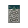 Adesivos de Unha Xadrez Renda Retrô Francês Ironstone Kx472 Série Xadrez Exquisito em Relevo Adesivos de Unha Adesivos