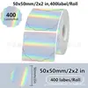 Papel Térmico Autoadhesivo de Gradiente Listo en Stock del Fabricante en Dorado, Plateado y Papel Térmico Láser Holográfico Colorido
