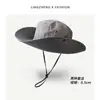 Sombrero de Pescador, Sombrero de Sol de Verano, Sombrero de Montañismo y Pesca para Hombre, Sombrero Todo en Uno con Cobertura Facial y Protección del Cuello, Sombrero de Sol de Ala Ancha