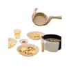 Fabricante de papel para air fryer Condado de Luchun Condado de Aqiqian Papel de arroz glutinoso Decoração comestível Bandeja de ferro Rolinho de refeição