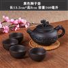 Tetera de Arcilla Púrpura Yixing con Filtro, Tetera Pequeña para Té de Burbujas, Juego de Té de Cerámica, Juego de Tetera con 4 Tazas, Fábrica Mayorista