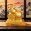 Venta al por mayor de fabricante de adornos de aleación de calabaza de fortuna y prosperidad, Pixiu, monedas de cobre para el hogar y la oficina, atrayendo riqueza y bendiciones, regalo de inauguración de casa