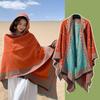 Capa étnica con capucha de estrella para mujer Xinjiang Xizang Nepal viaje para todo tipo de clima fotografía cálida prenda exterior cortavientos gruesa