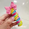 2025 Anillo para el Pelo de Cable Telefónico Cuerda para el Cabello Accesorios para el Cabello de Niños Cuerda de Bala Alta Valor de Color Alto Tendón de Goma Cuerda para el Cabello Accesorios Duraderos para el Cabello