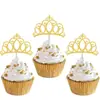 Decoración para Pastel de Fiesta Temática Bruja Malvada Inserto Corona Lazo Inserto de Decoración para Pastel 24 Piezas
