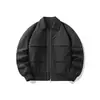 Marca Otoño/Invierno Chaqueta Corta de Solapa Abrigo Casual para Exteriores Tendencia para Hombre Suelta Fresca Ropa de Trabajo Top para Hombre