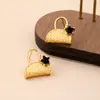 Bolsa de mano pequeña con colgante de estrella de cinco puntas retro creativa transfronteriza, pendientes, collar, juego de joyería de alta gama con textura exquisita para mujer