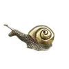 Venta Caliente Transfronteriza Latón Retro Pequeño Insecto Caracol Sólido Adornos Decoración de Escritorio Manualidades Inserto para Incienso
