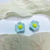 Novos Acessórios para Unhas Artísticas Flor de Cinco Pétalas Frescas Estilo Macaron Versátil Cor Sólida Atacado Florzinha Presilha de Cabelo para Unha Acessórios de Resina