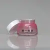 Frasco Personalizado de 50ml com Parede Grossa para Maquiagem e Cuidados com a Pele, Creme Facial, Máscara Facial, Frasco de Recarga para Teste em Salão de Beleza, Frasco Vazio Transparente em Cor Degradê