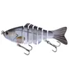 Nuevo Señuelo de Pesca Transfronterizo de 7 Secciones Biónico Multi-Sección 10cm 15.4g Señuelo de Pesca Set de Señuelos Multi-Sección
