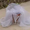 Tela de malla de hilo de niebla de hadas ins, suave, hecha a mano, bricolaje, color sólido, velo de encaje, tela de tul transparente para ropa