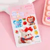 Pegatinas 5D tridimensionales con relieve para niñas, dibujos animados infantiles, autoadhesivas, impermeables, decoración DIY para funda de teléfono, patrones pequeños