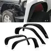Adecuado para 07-17 Jk Wrangler Guardabarros de Arco de Rueda con Forma de Hoja Jk Wrangler Arcos de Rueda de Carreras