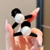 Pasador de Pelo con Lazo para Mujer Negro Pequeño Pinza de Agarre 2025 Nuevo Clip Lateral de Gama Alta Pinza para Flequillo de Princesa Accesorios para el Cabello
