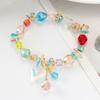 Pulsera de Cristal de Color Transfronteriza de Amazon Pulsera de Cristal Fresca Pequeña Pulsera Femenina Mori Fairy Colgante de Diamante de Amor