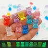 Novo Mini Coelho Colorido de Cristal Transparente Artesanato DIY Decorativo Feito à Mão Ornamentos de Mesa Fabricante Atacado