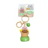 Chaveiro Pingente Original de Vaca e Cavalo para Mover Tijolos Diário, Chaveiro Divertido de Figurine de Resina Giratório Acessório de Bolsa