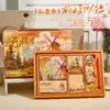 Set de Cuadernos Estilo Retro Pintura al Óleo, Caja de Regalo, Cuaderno Vintage Estilo Chino para Estudiantes, Regalo Cultural y Creativo